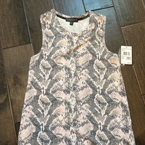 NWT PJ Salvage lounge tank. Grey / pink xs